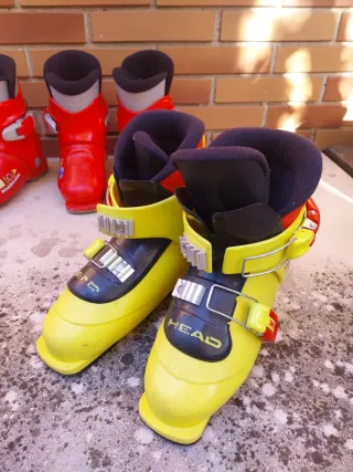 Botas de esquí adultos y niño