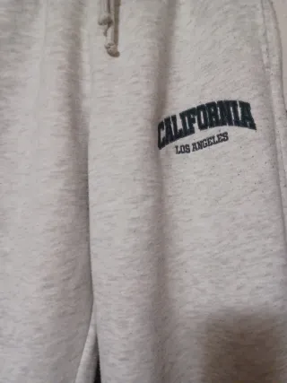 Pantalón Chándal Mujer Gris California