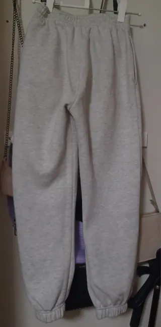 Pantalón Chándal Mujer Gris California