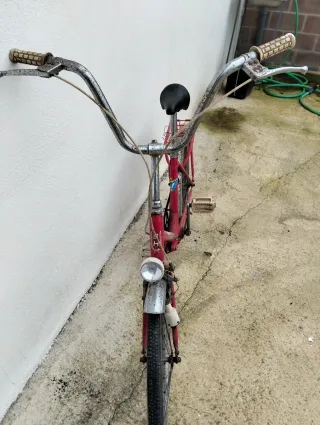 Bicicleta antigua paseo plegable