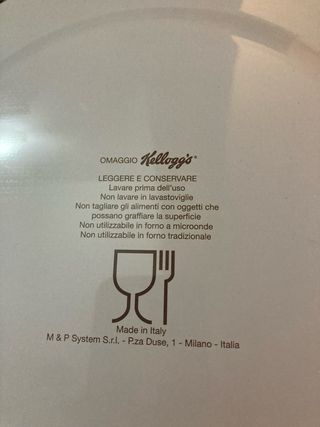 Piatto Natale Kellogg's Norman Rockwell