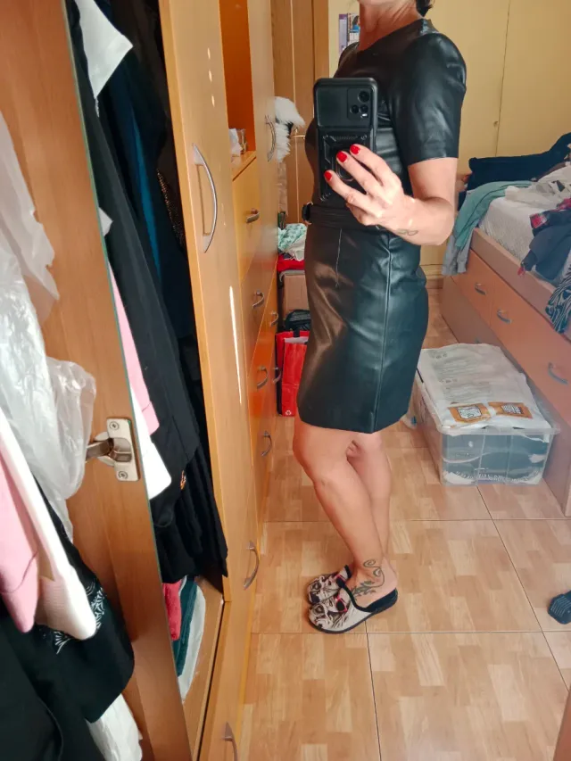 Vestido Negro Mango Talla S