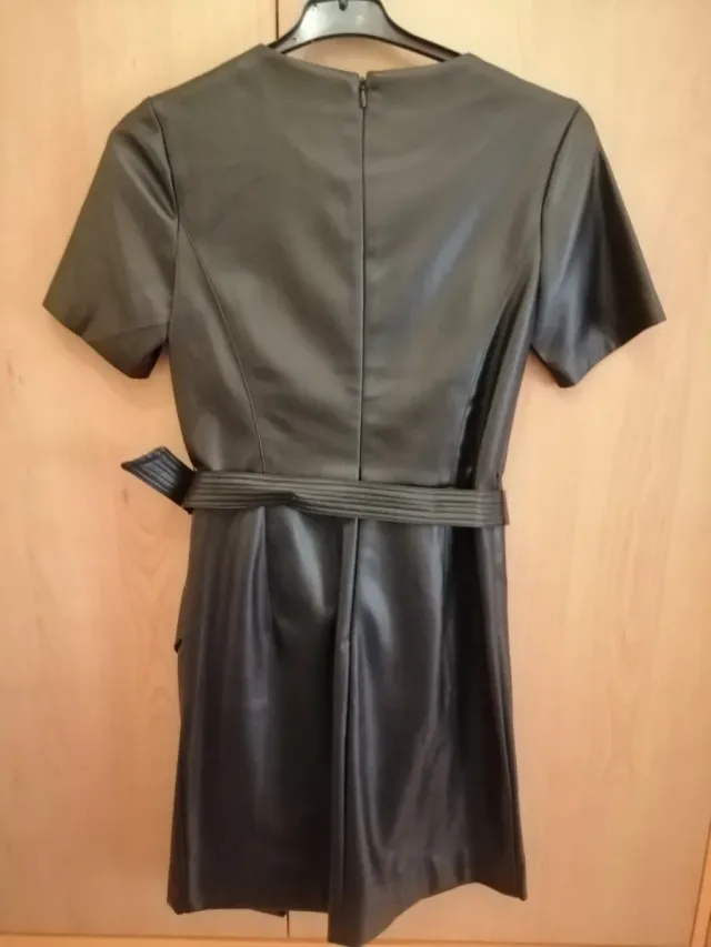 Vestido Negro Mango Talla S