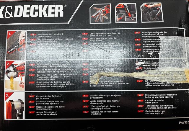 Aspiradora  coche Black&Decker Pivot Auto