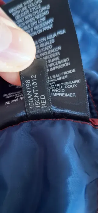 Giacca imbottita Tommy Hilfiger rossa M