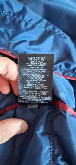 Giacca imbottita Tommy Hilfiger rossa M