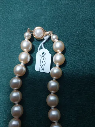 Collar Perlas Bohemian Pearls Dorado y Blanco