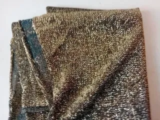 Tessuto Lurex Nero e Oro