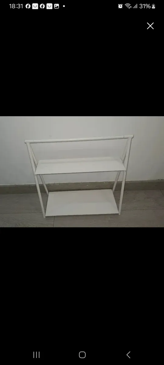 Estantería metálica sobremesa nueva