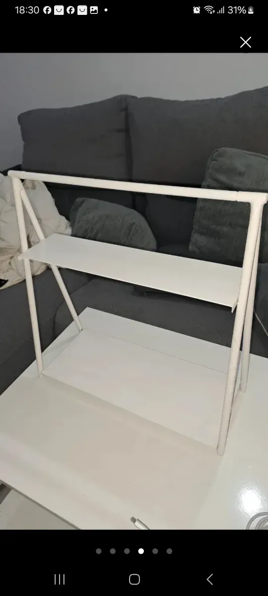 Estantería metálica sobremesa nueva