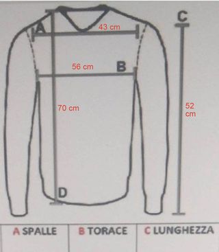 Maglioncino unisex grigio M/L