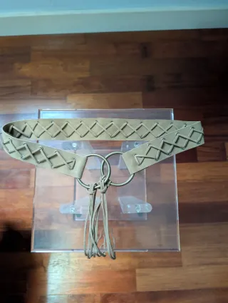 Cinturón serraje trenzado