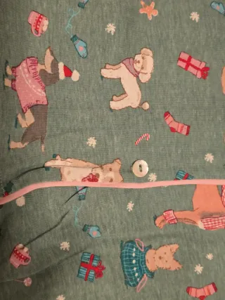 Pijama Women Secret XS perros invierno navideños