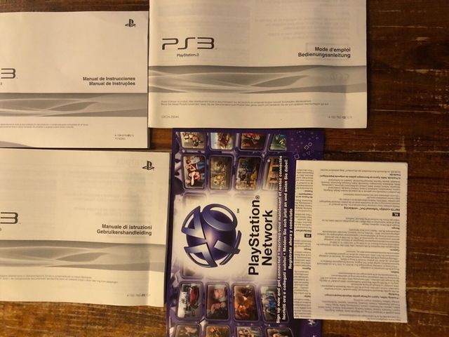 Manuales para Ps3 SLIM modelo 2504A