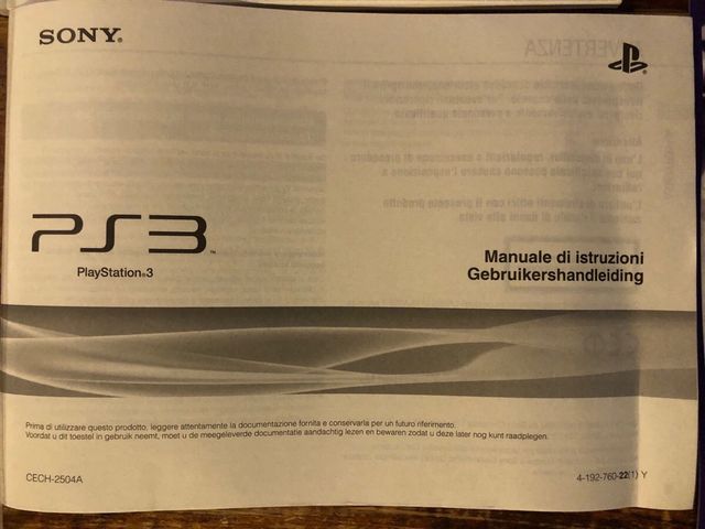 Manuales para Ps3 SLIM modelo 2504A