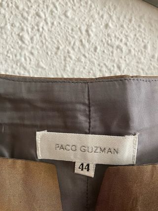 Vestido tornasol marrón y dorado