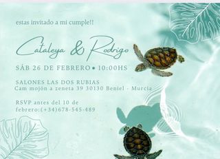 Invitación Cumpleaños  ve a mi perfil  un besito