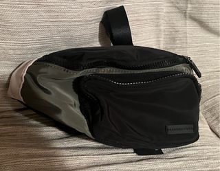 Riñonera PACO MARTINEZ Negra y Verde Militar