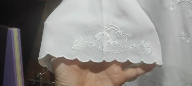 Camisa efecto seda blanca Manga corta mujer