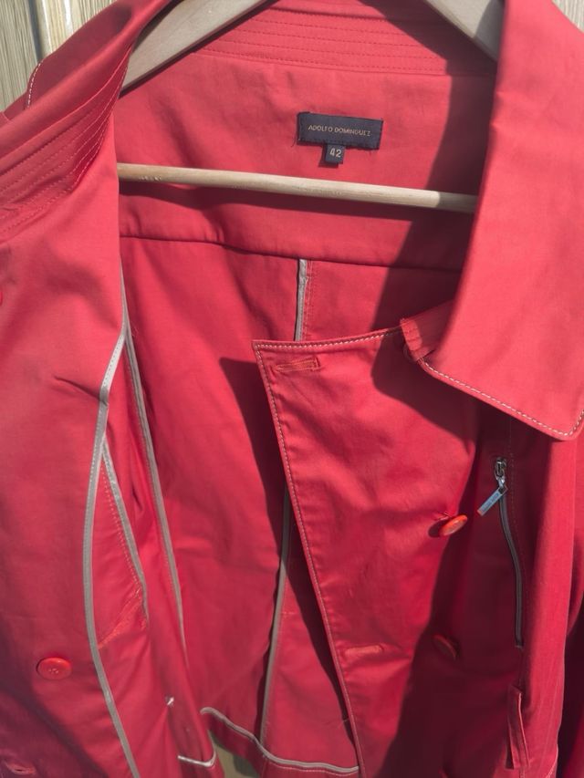 Chaqueta Adolfo Dominguez Roja Talla 42