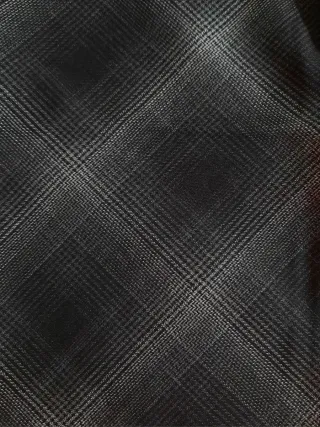 Falda Caroll cuadros gris y negro