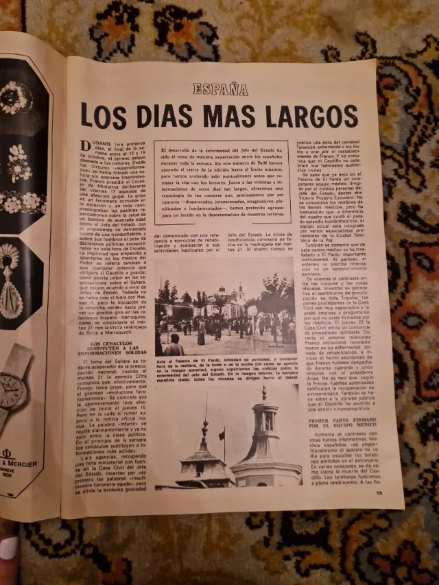 Revista vintage Franco Los días más largos
