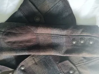 Chaqueta entallada cuadros Talla L