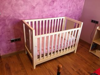 Cuna MICUNA blanca con detalles infantiles