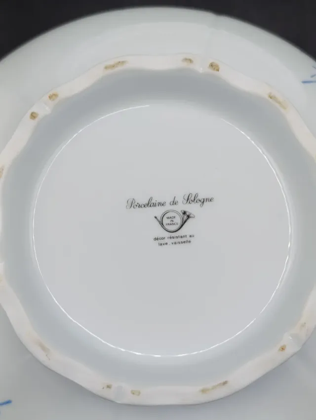 Set Vajilla porcelana Limoges de Sologne