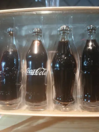 Collezione 6 Mini Bottiglie Coca Cola