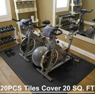 AFFARE 100 Pezzi di Pavimento in Gomma EVA Puzzle Tatami Gym