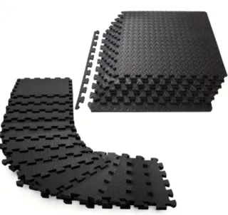 AFFARE 100 Pezzi di Pavimento in Gomma EVA Puzzle Tatami Gym