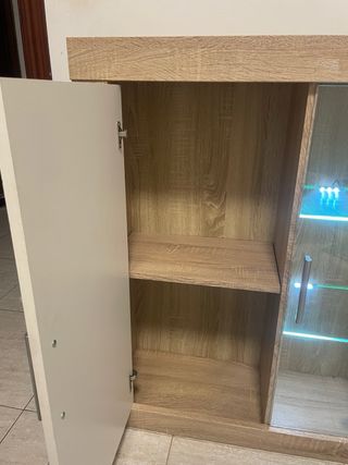 Muebles de salón modernos con LED