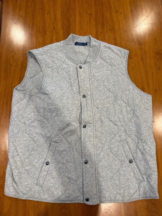 Chaleco Polo Ralph Lauren Gris Talla XXL