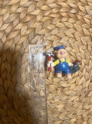 Figuras Los Tres Cerditos y Lobo