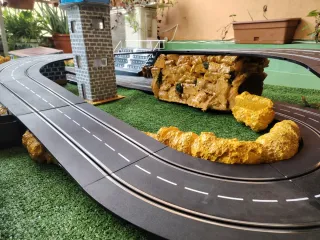 Maqueta carrera Evolution Scalextric