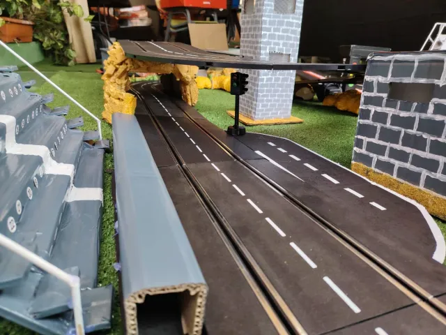 Maqueta carrera Evolution Scalextric