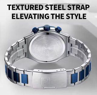 Reloj Naviforce Cronógrafo Azul y Plateado