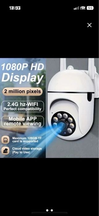 Cámara Vigilancia 1080p HD WiFi App