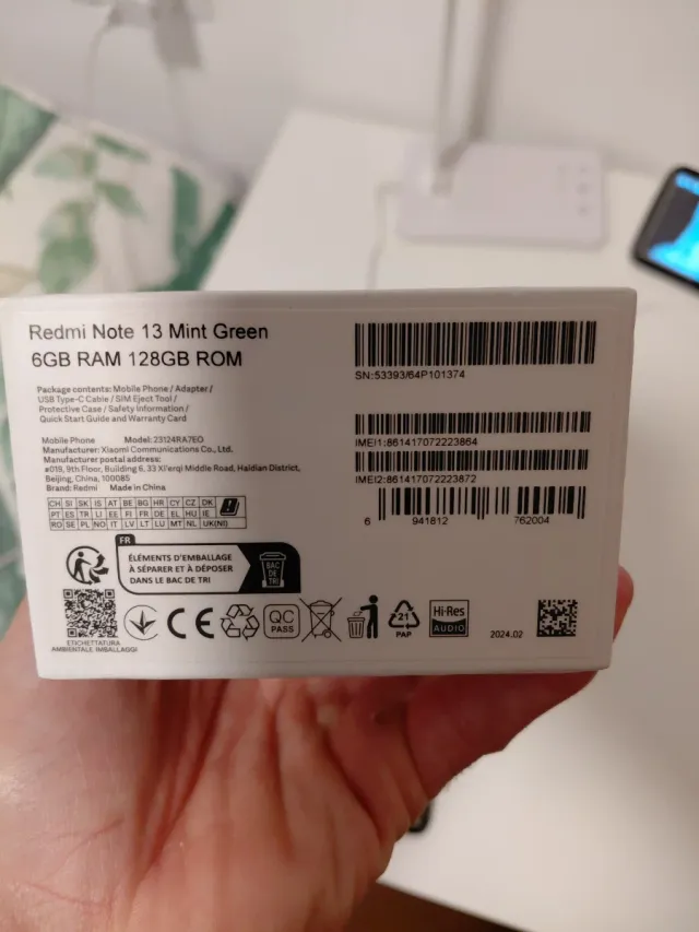 Xiaomi Redmi Note 13 128GB Negro