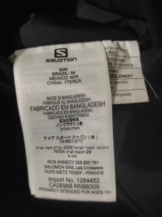 Pantalón de esquí Salomon con tirantes