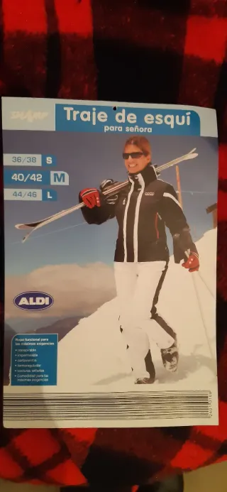 Traje de esquí para mujer dos piezas