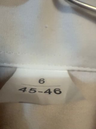 Camisa Blanca El Corte Inglés Talla 6 (45/46)