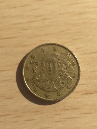 Moneda 2002, 10 céntimos,Afrodita/Venus