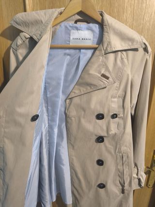 Gabardina Zara Beige