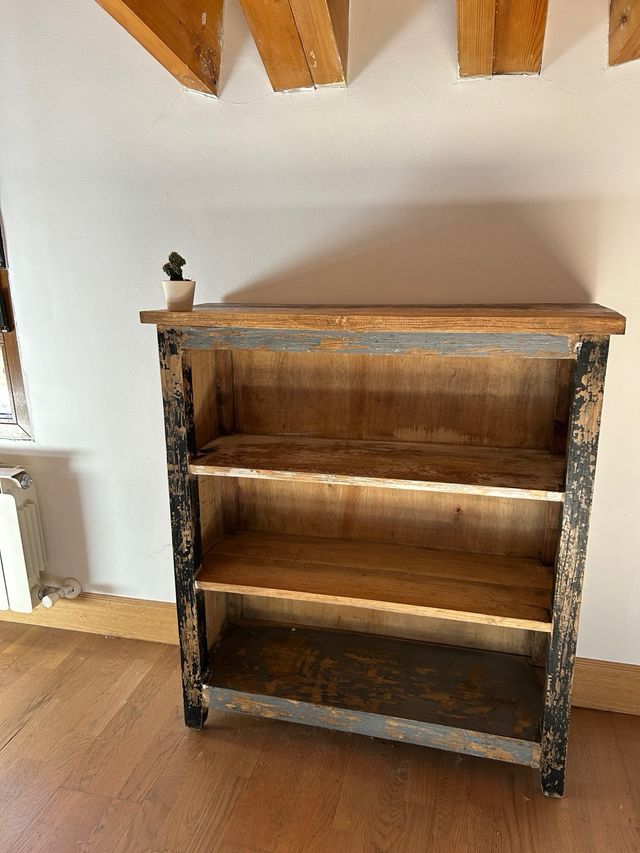 Estantería estilo industrial madera