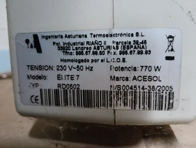 Radiatore Elettrico Acesol Elite