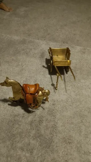 Caballo con Carro y Montura