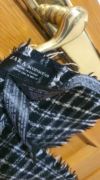 Bufanda Chal Maxi Mujer Cuadros