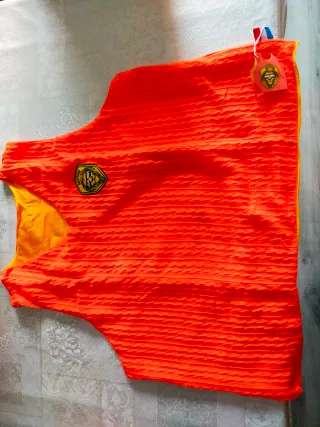 Chaleco Deportivo Jumbo Naranja y Amarillo